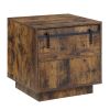 ACME Bellarosa END TABLE Rustic Oak Finish LV01443