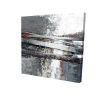 Industrial and texturized abstract stripes - 08x08 Print on canvas