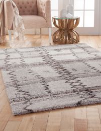 Lorenzo Black/ Brown/ Grey/ Ivory Area Rug 8x10