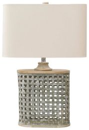 Ashley Deondra Gray Casual Table Lamp L208234