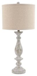 Ashley Bernadate Whitewash Casual Table Lamp (Set of 2) L235344