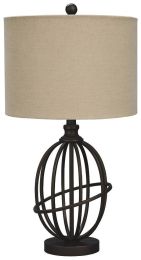 Ashley Manasa Dark Brown Casual Table Lamp L204164