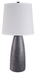 Ashley Shavontae Gray Contemporary Table Lamp (Set of 2) L243004