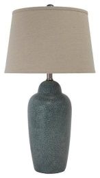 Ashley Saher Green Contemporary Table Lamp L100254