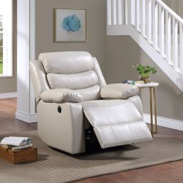 Eilbra Power Recliner; Beige PU 56911