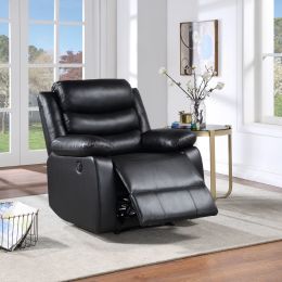 Eilbra Power Recliner; Black PU 56910