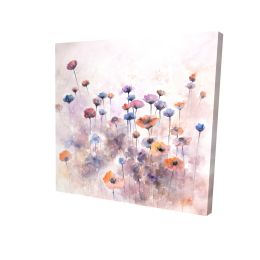 Small wildflowers - 32x32 Print on canvas