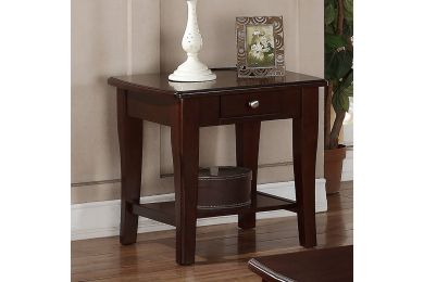 Modern Wooden Brown End Table Living Room Sofa Side Table