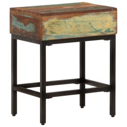 Side Table 15.7"x11.8"x20.1" Solid Wood Reclaimed