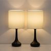 Modern Metal Table Lamp; Set of 2