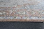 Damara Beige; Rust; Multi-color Viscose Area Rug 5x8