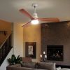 Ceiling Fan with Lights;  52" Ceiling Fan with Remote Control;  Noiseless Reversible DC Motor and 3 Wood Blades;  Timer;  6 Speed for Patio  Bedroom;