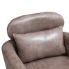 29.5"W Classical Accent Chair Armchair Upholstered Reading Chair Single Sofa Leisure Club Chair with Black Metal Leg and Throw Pillow for Living Room