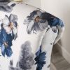 Manon Blue & White Floral Print Fabric Club Chair