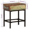 Side Table 15.7"x11.8"x20.1" Solid Wood Reclaimed