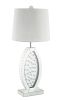 Nysa Table Lamp in Mirrored &amp; Faux Crystals 40215