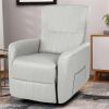 Recliner Chair for Living Room with Rocking Function and Side Pocket