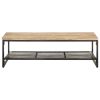 vidaXL Coffee Table 43.3"x23.6"x13.8" Solid Mango Wood