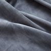 vidaXL Blackout Curtains with Rings 2 pcs Anthracite 37"x95" Velvet