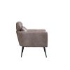 29.5"W Classical Accent Chair Armchair Upholstered Reading Chair Single Sofa Leisure Club Chair with Black Metal Leg and Throw Pillow for Living Room