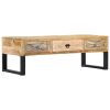 vidaXL Coffee Table 43.3"x19.7"x15" Solid Mango Wood