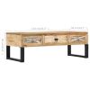 vidaXL Coffee Table 43.3"x19.7"x15" Solid Mango Wood