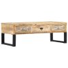 vidaXL Coffee Table 43.3"x19.7"x15" Solid Mango Wood