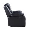 Eilbra Power Recliner; Black PU 56910