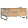 vidaXL Coffee Table 37.4"x19.7"x15.7" Rough Mango Wood