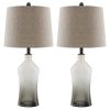 Ashley Nollie Gray Contemporary Table Lamp (Set of 2) L430534