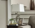 Ashley Amayeta Silver Finish Contemporary Table Lamp (Set of 2) L243134