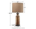 Ashley Laurentia Champagne Casual Table Lamp L431414