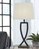 Ashley Makara Black+Brown Casual Table Lamp (Set of 2) L204174