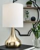 Ashley Camdale Brass Finish Contemporary Table Lamp L204344