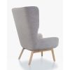 Manhattan Comfort Sampson Wheat and Natural Twill Accent Chair