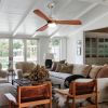 Ceiling Fan with Lights;  52" Ceiling Fan with Remote Control;  Noiseless Reversible DC Motor and 3 Wood Blades;  Timer;  6 Speed for Patio  Bedroom;