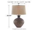 Ashley Magan Antique Bronze Finish Casual Table Lamp L207354