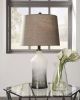 Ashley Nollie Gray Contemporary Table Lamp (Set of 2) L430534