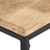 vidaXL Coffee Table 43.3"x23.6"x13.8" Solid Mango Wood