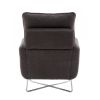 Modern Comfy Leisure Accent Chair; Teddy Short Plush Particle Velvet Armchair with Lumbar Pillow for Living Room