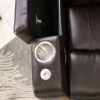 Power Motion Recliner with USB Charging Port and Hidden Arm Storage; Home Theater Seating with 2 Convenient Cup Holders Design ; 360Â¬âˆž Swivel Tray Tab