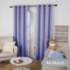 100% Blackout Curtains for Bedroom; 84 inch Length 2 Panels Set; Grommet Thermal Insulated Curtains (52" x 84"; 2 Panels)