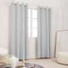 100% Blackout Curtains for Bedroom; 84 inch Length 2 Panels Set; Grommet Thermal Insulated Curtains (52" x 84"; 2 Panels)