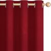 100% Blackout Curtains for Bedroom; 84 inch Length 2 Panels Set; Grommet Thermal Insulated Curtains (52" x 84"; 2 Panels)